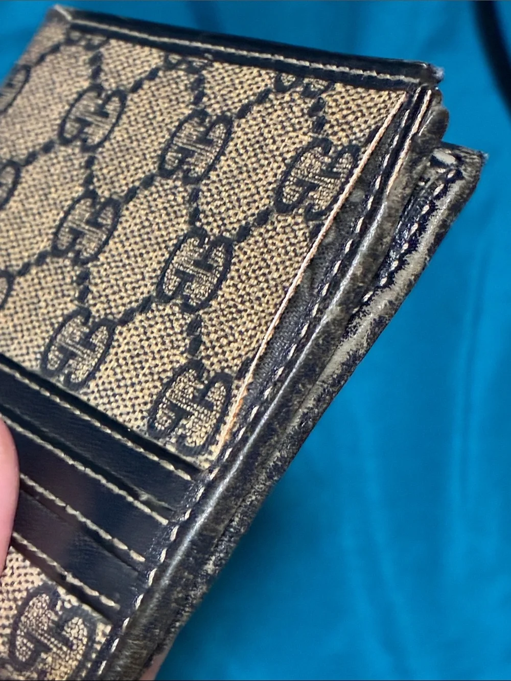 Gucci Vintage Mens Wallet Damaged